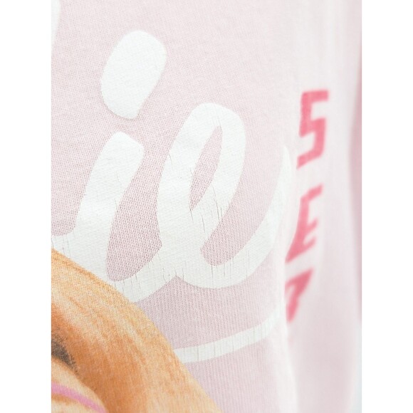 Barbie Pink  Serve it Up Queen of the Court Tennis Sporty T-Shirt Size Large - Picture 5 of 11